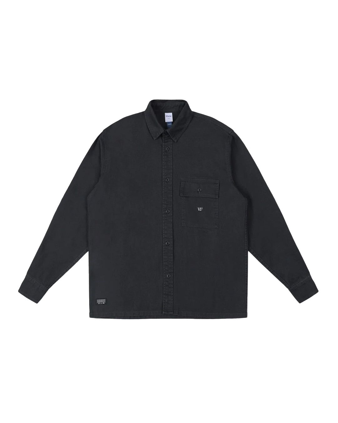 Camisa Rivvia Projects Off Track Cord LS Negro