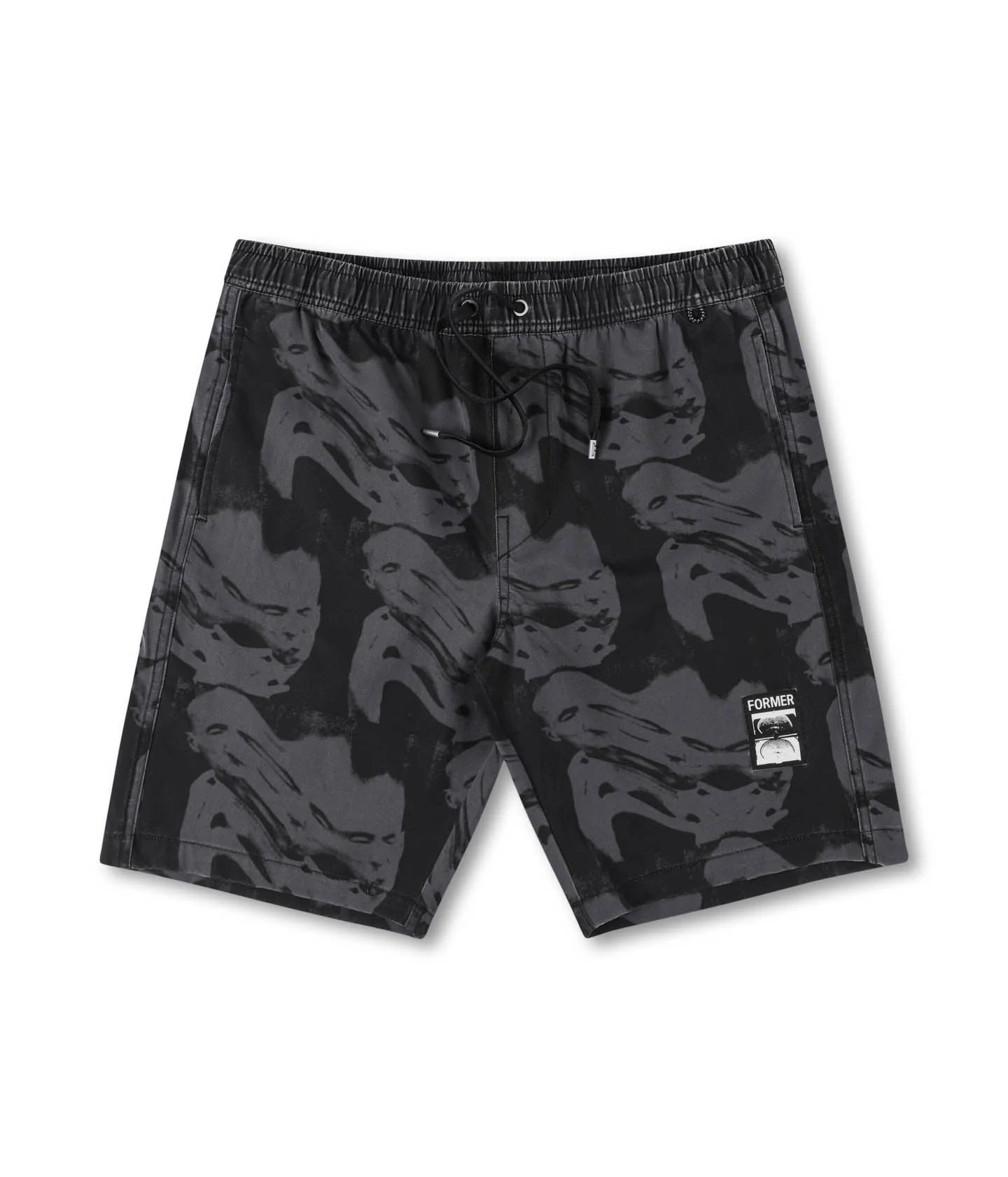 Traje de baño Swans Distort 18 Swim Trunk Black