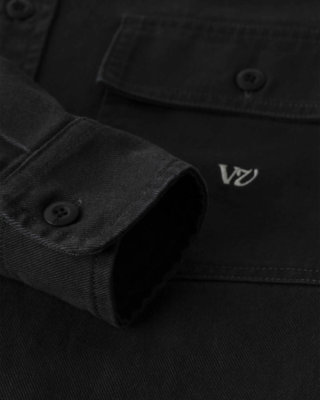 Camisa Rivvia Projects Off Track Cord LS Negro