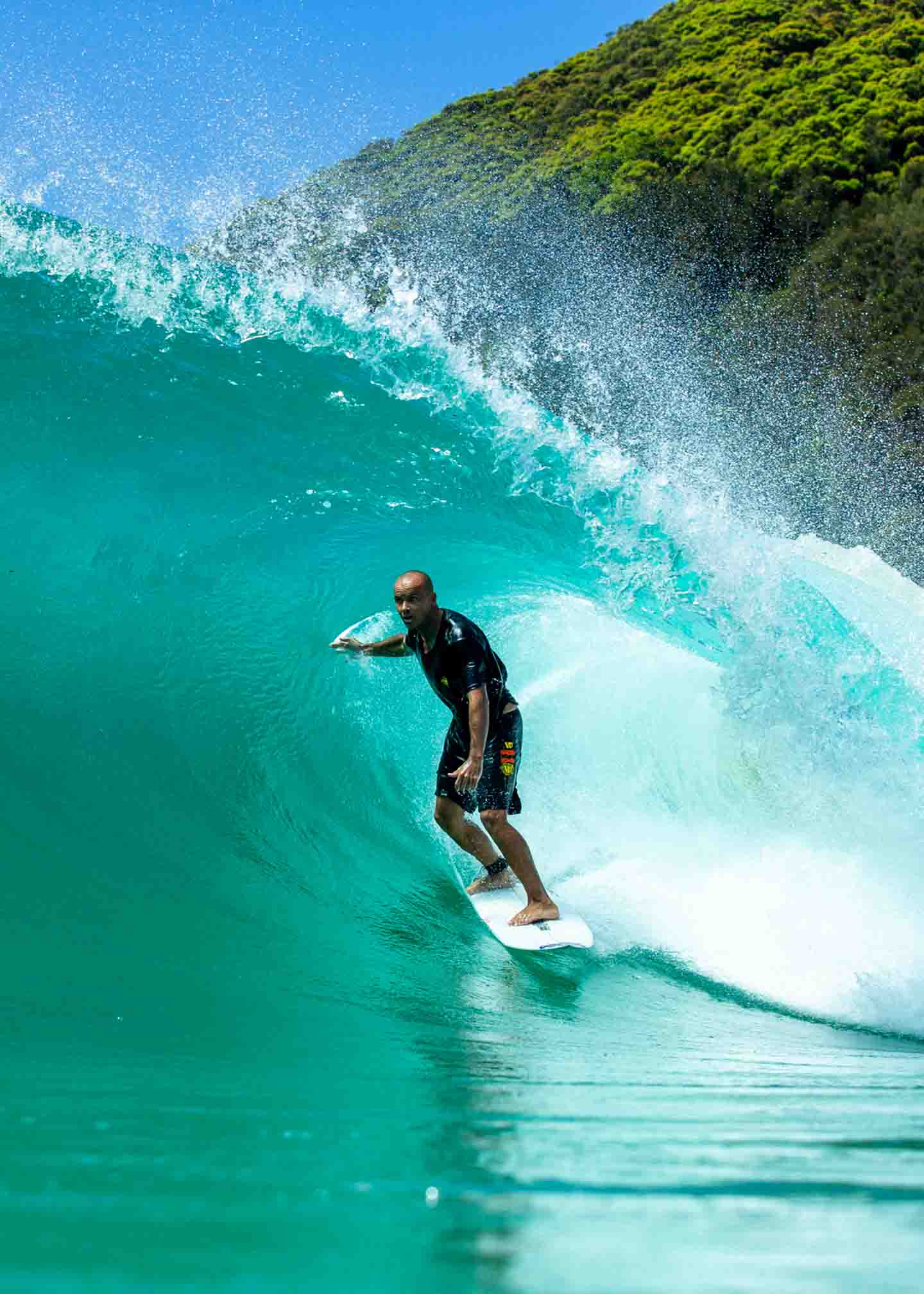 Traje de baño Rivvia Disclosure 19 Demo Trunk Black Orange 30