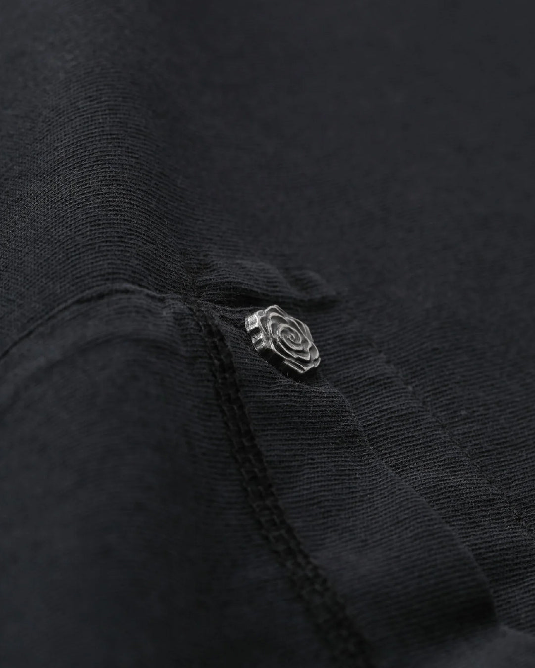 Polera CA Oversized Pocket Negro Lavado