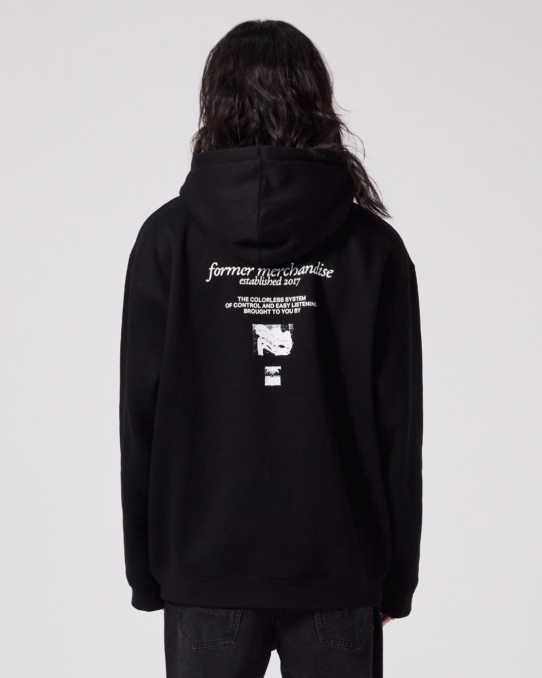 Hoodie Former Distort Negro