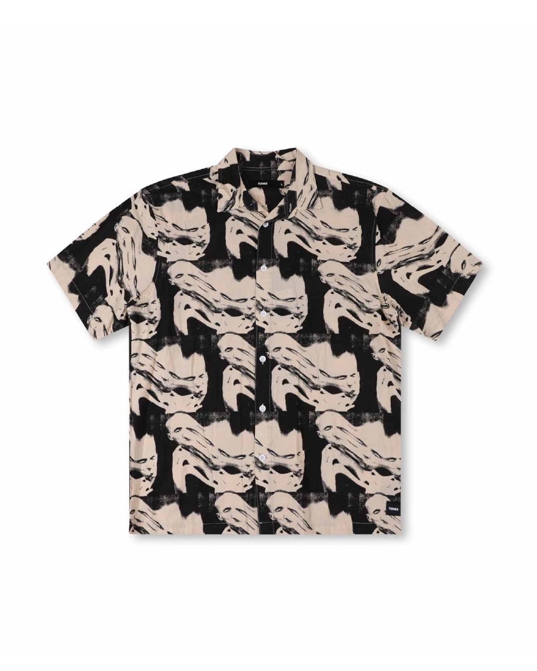 Camisa Former Distort SS Negro/Beige