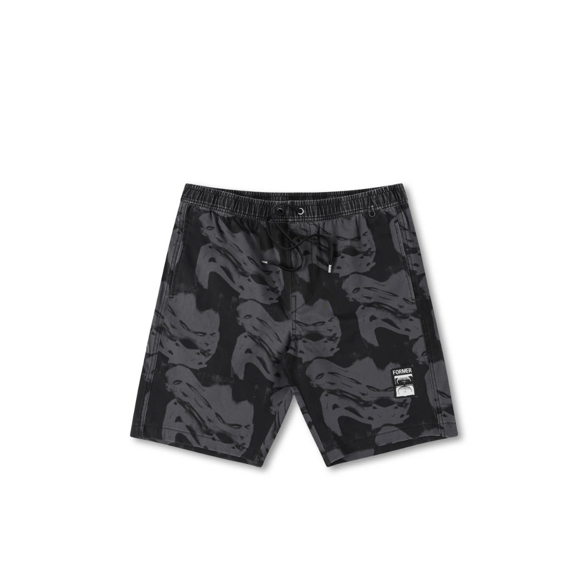 Traje de baño Swans Distort 18 Swim Trunk Black