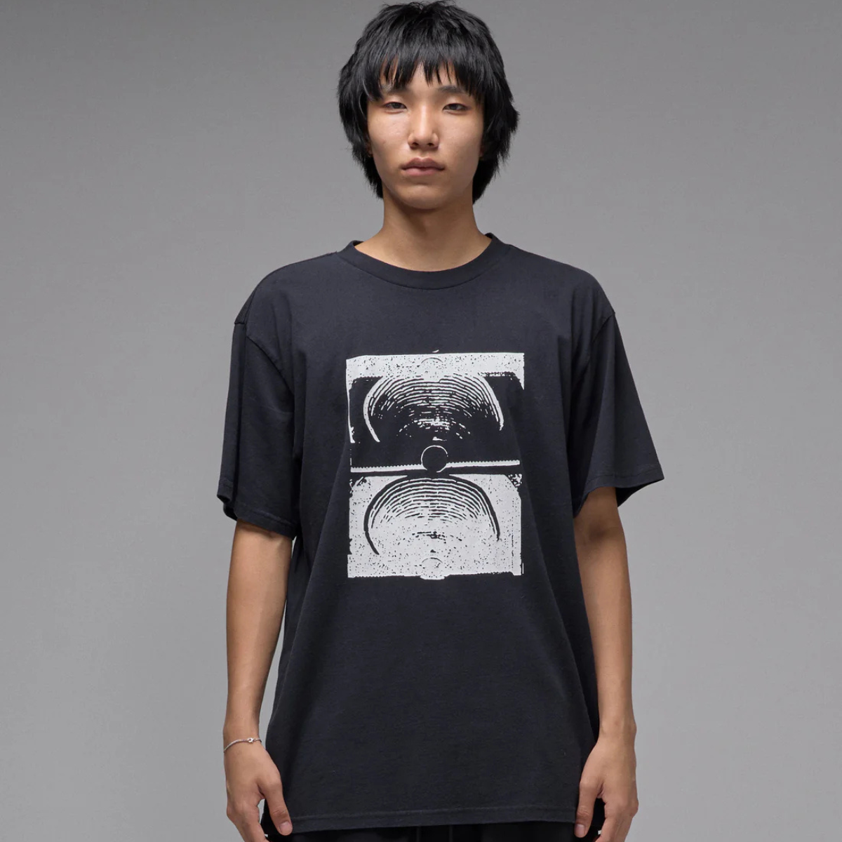 Polera FORMER Crux Fragment Washed Black (PV)