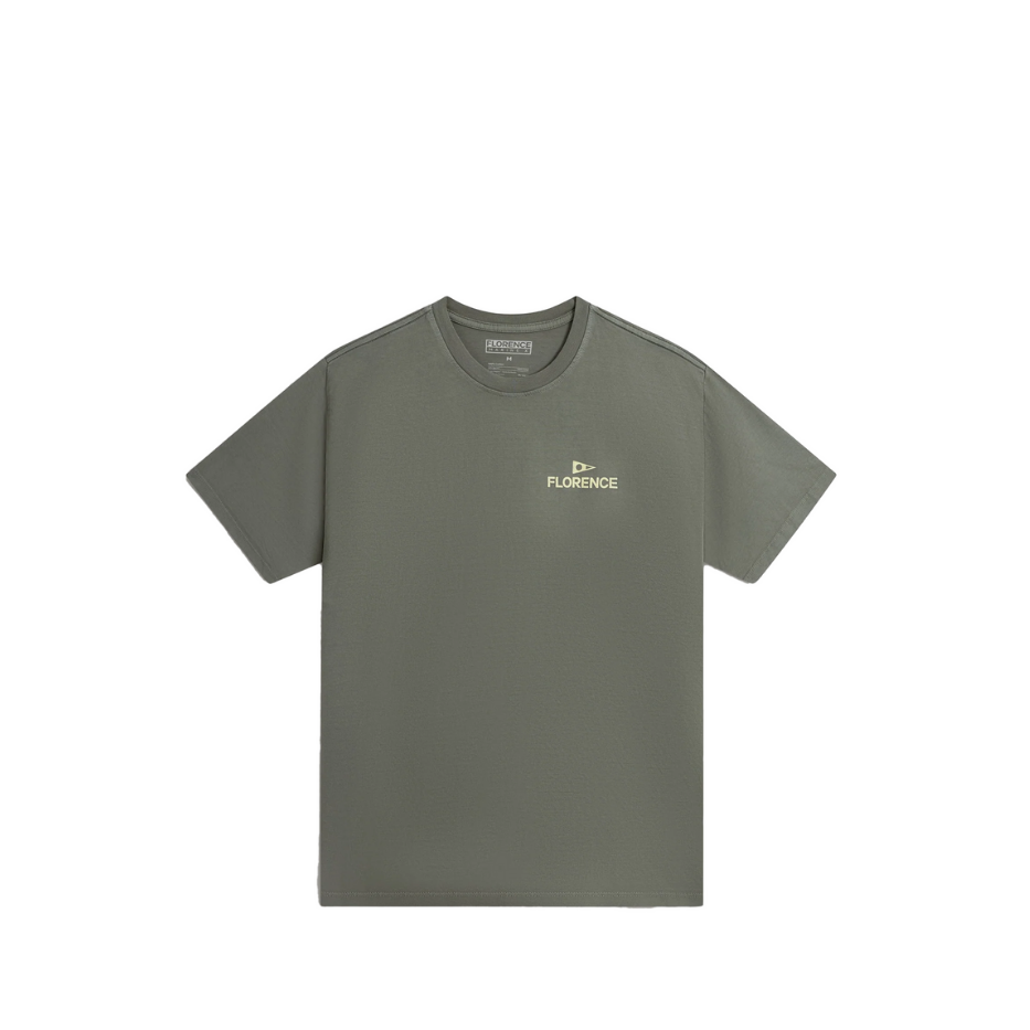 POLERA FLORENCE Crew T-Shirt - Dark Sage