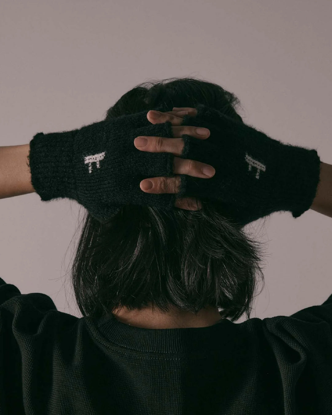 Guantes Former Fingerless Franchise Negros