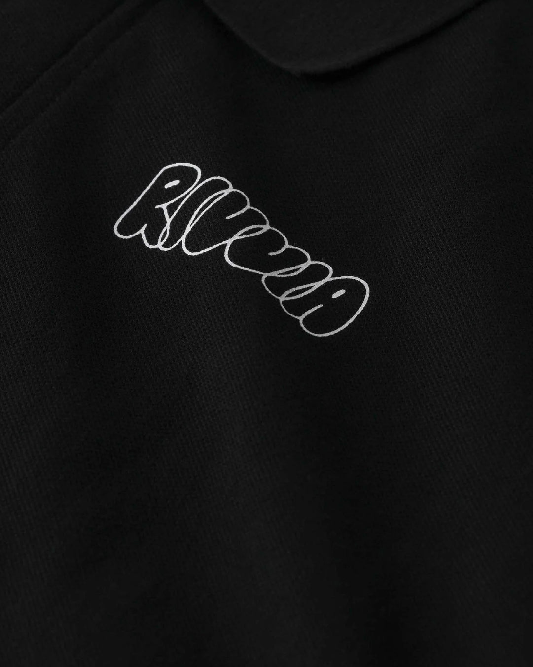 Polera Polo Flower Map Negra