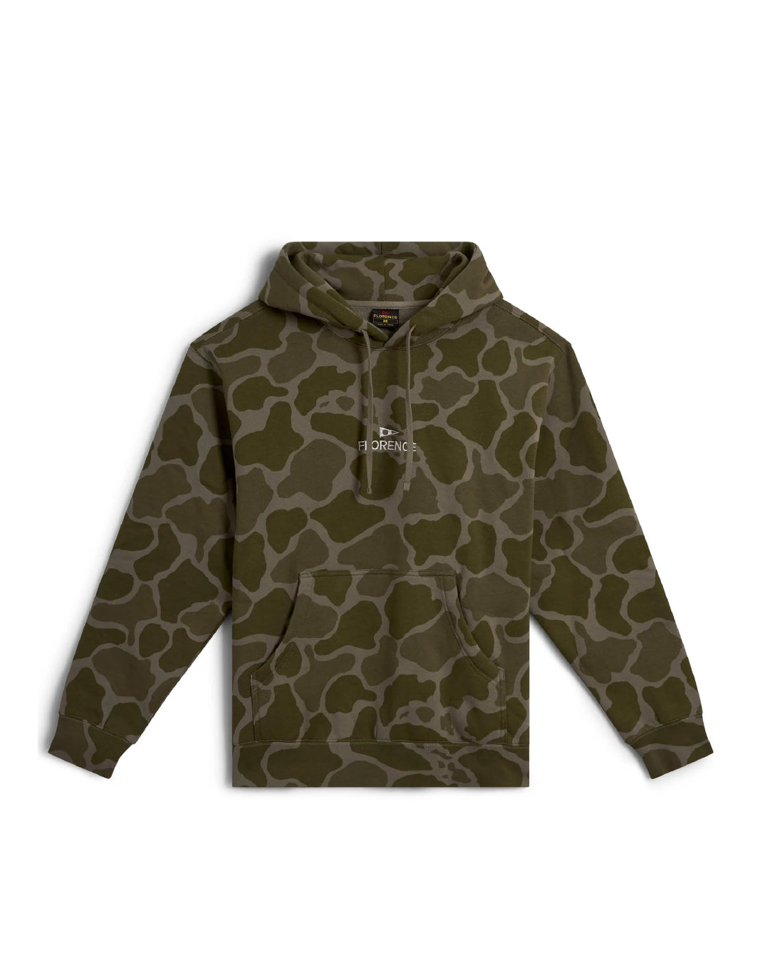 Hoodie Florence Embroidered Camo Verde Oliva