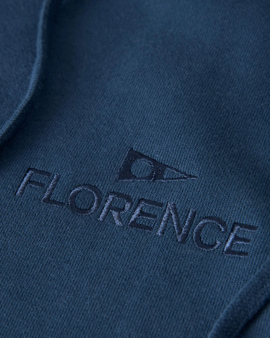 Hoodie Florence Embroidered Azul Marino