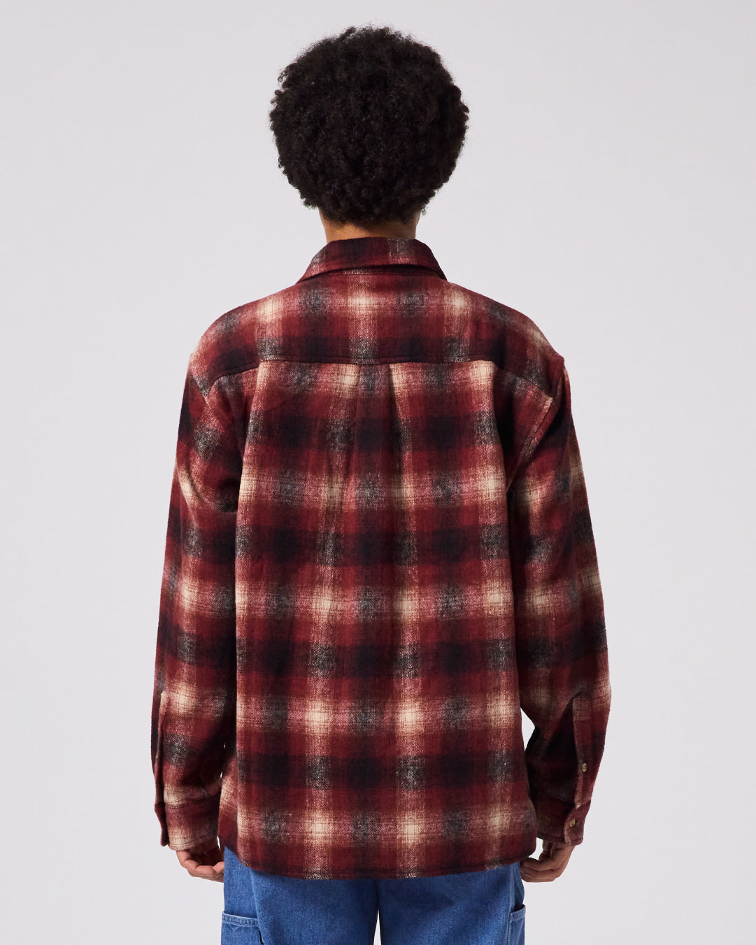 Camisa Former Manners Flannel LS Roja