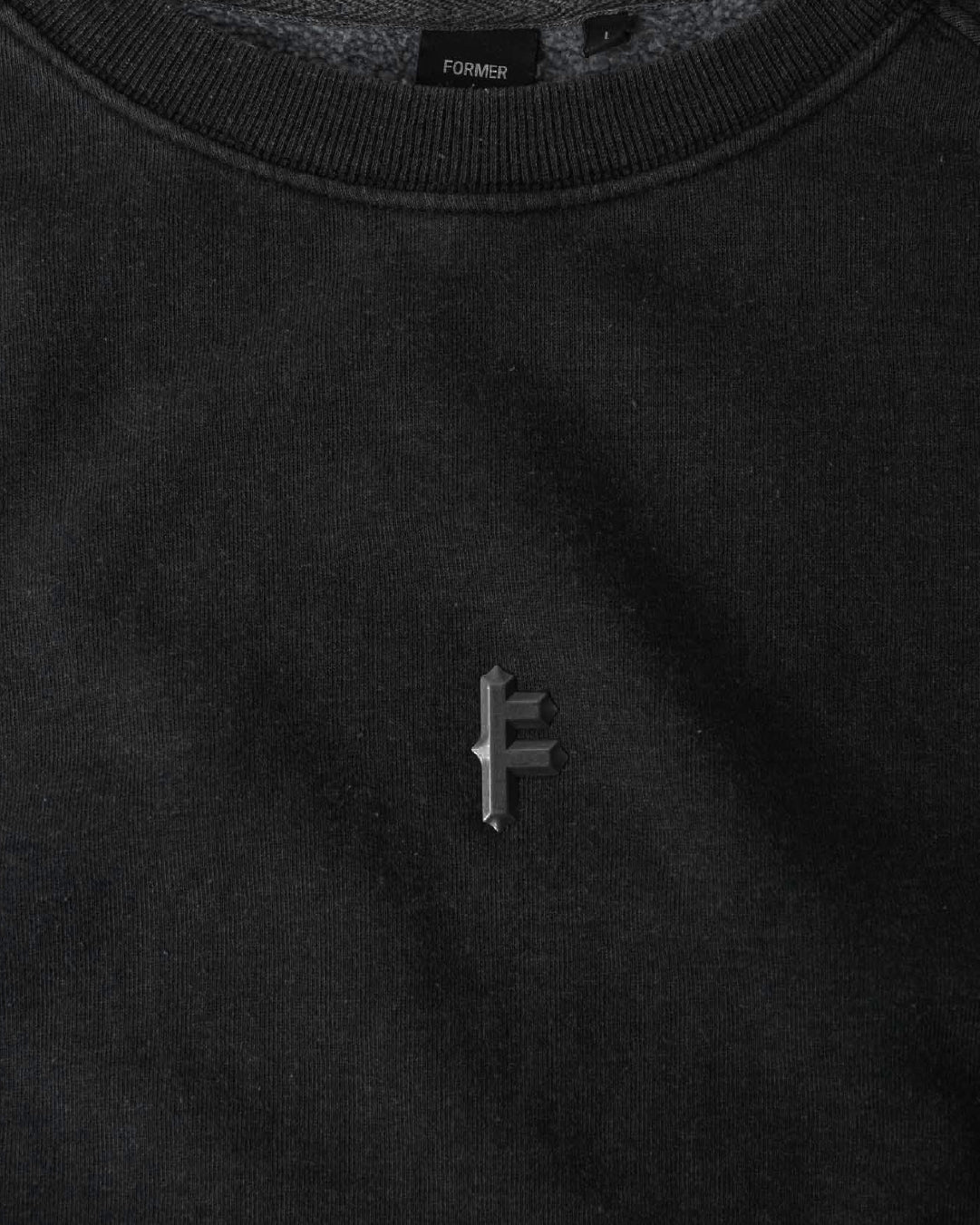 Polerón Metal F Crew Negro