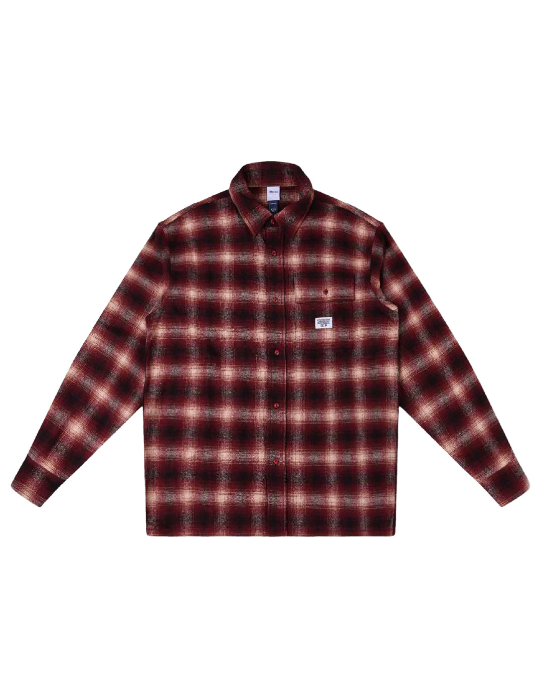 Camisa Rivvia Projects Off Track Check Rojo Lavado
