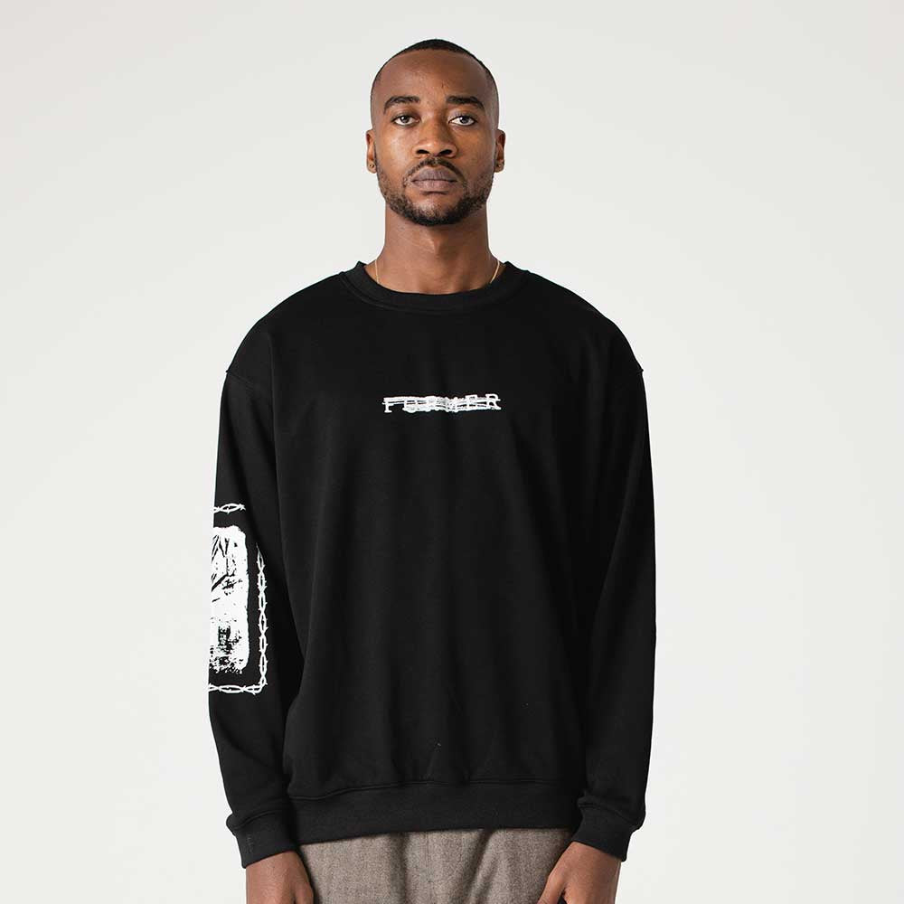 Crewneck Former Shifting Black