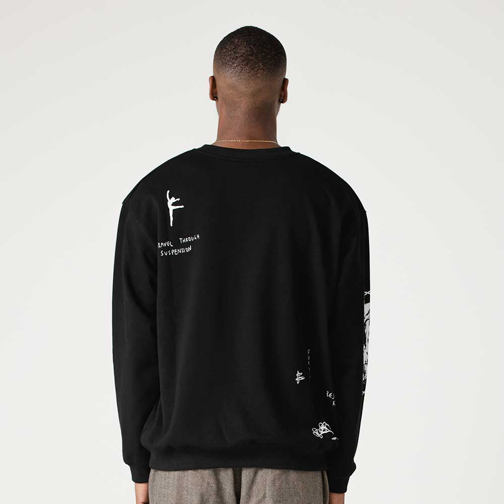 Crewneck Former Shifting Black