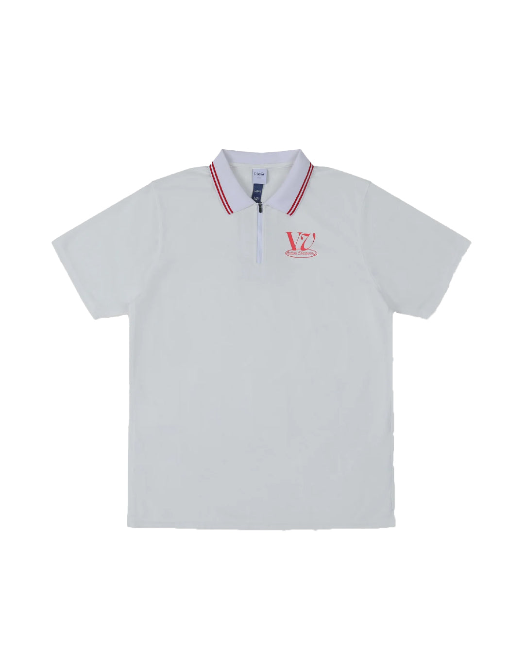 Polera Polo Power Fade Blanca