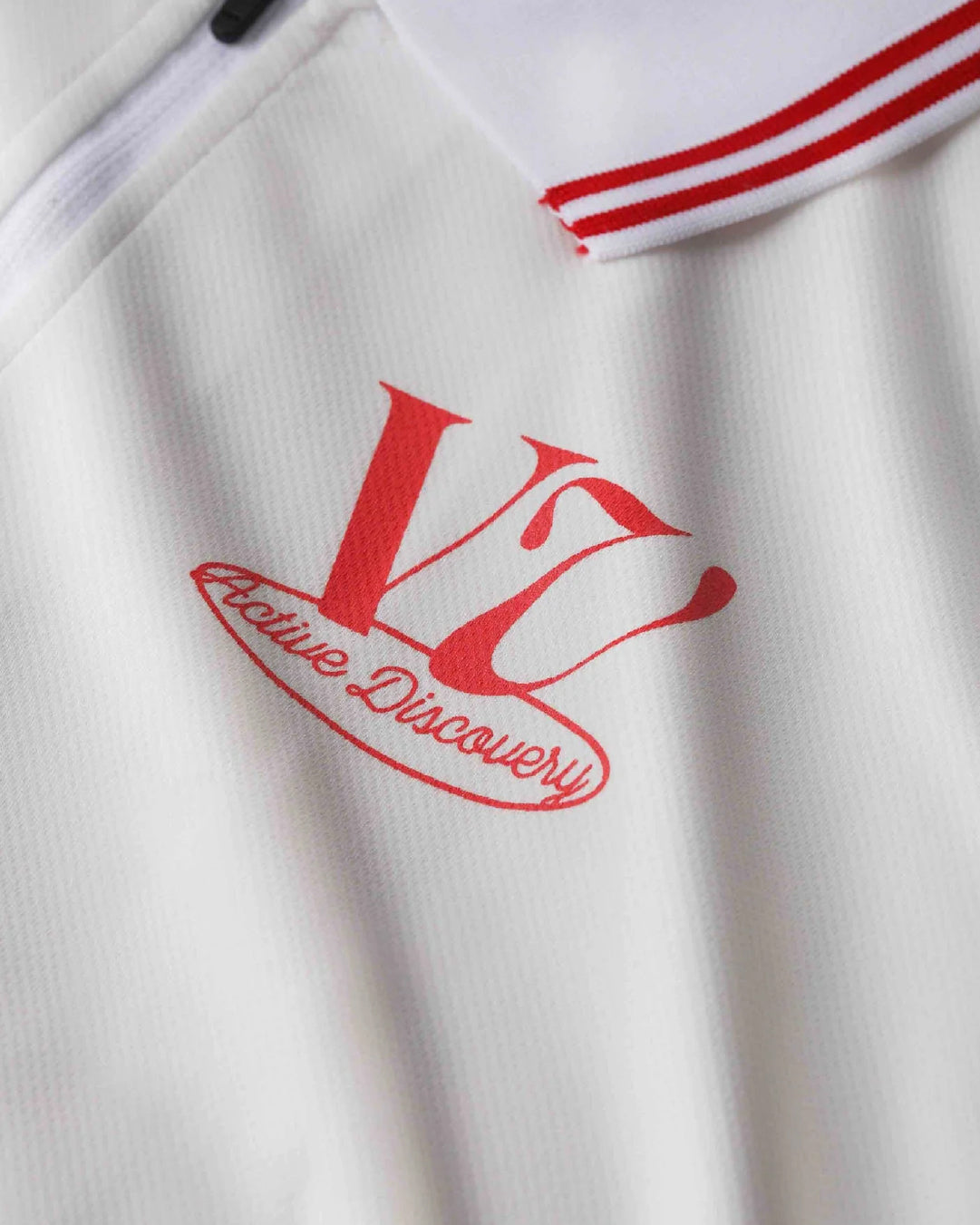 Polera Polo Power Fade Blanca