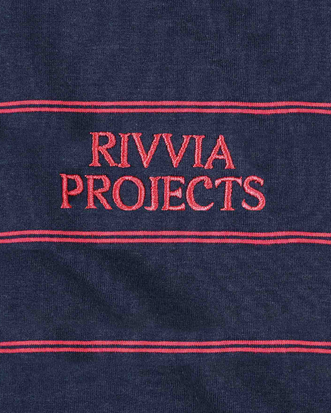 Polera Rivvia Projects Stripe Azul Oscuro/Rojo