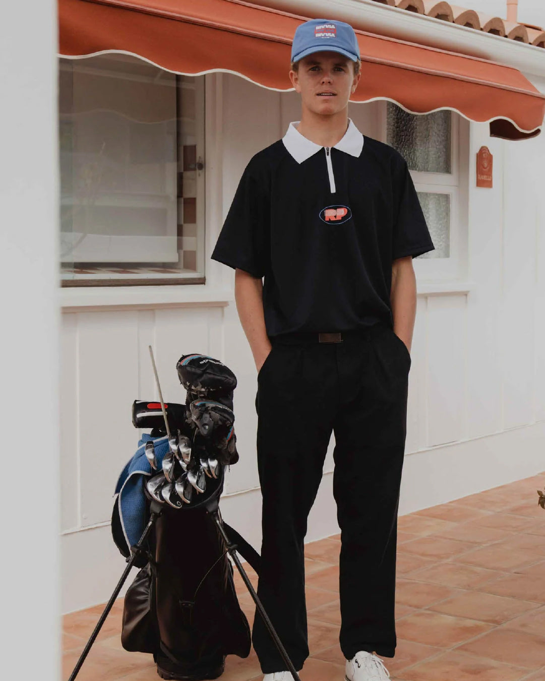 Polera Polo RP Motion Negra