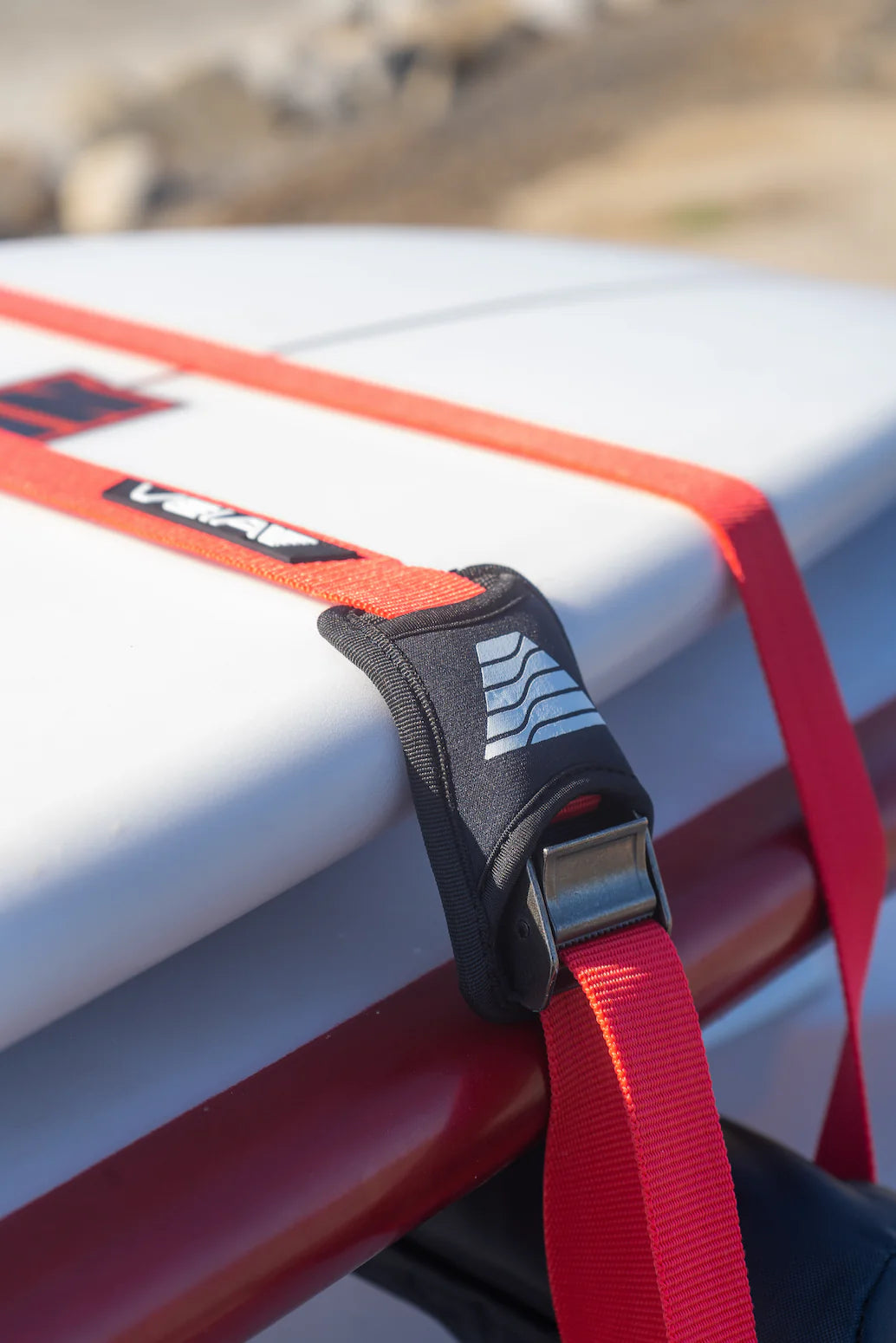 VEIA Tie Down Straps 9' / 2.75M  Red Surf Rack Tie Down (Set of 2)