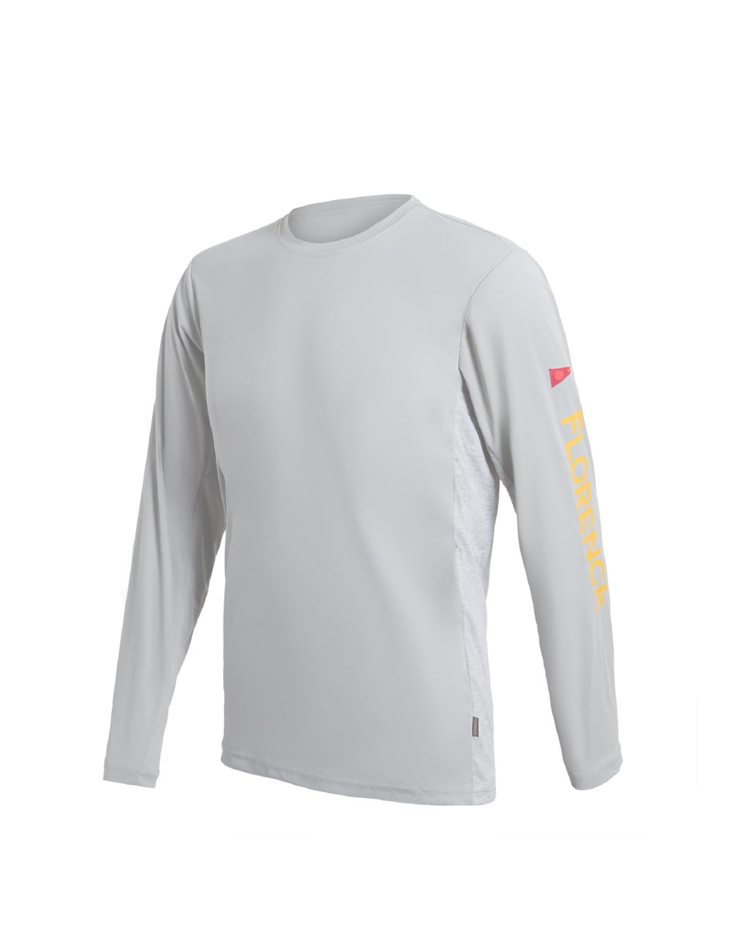 Polera Florence Sun Pro Logo Long Sleeve UPF Gris Clara