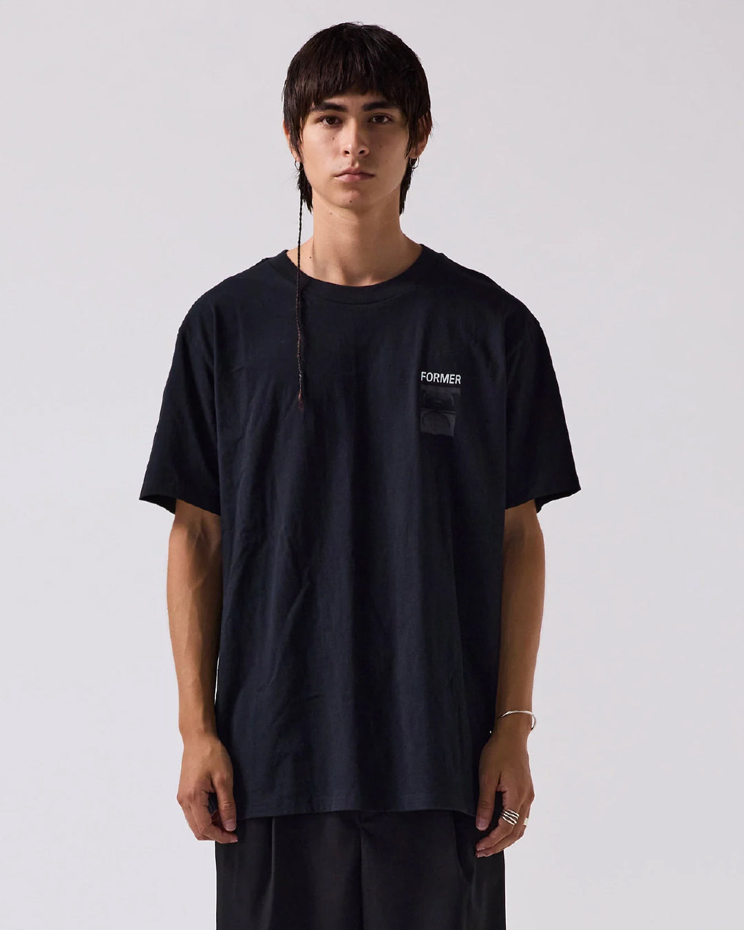 Polera Two-Tone Crux Negra